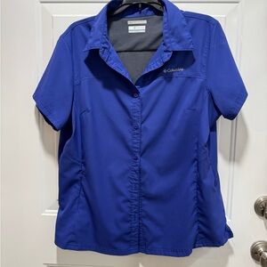 Columbia Women's Royal Blue Button Down Shirt